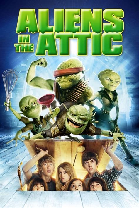 Aliens in the attic - A boy goes on holiday with his family to a house in the countryside only to discover it's already occupied by aliens. His cousins and his little siste…